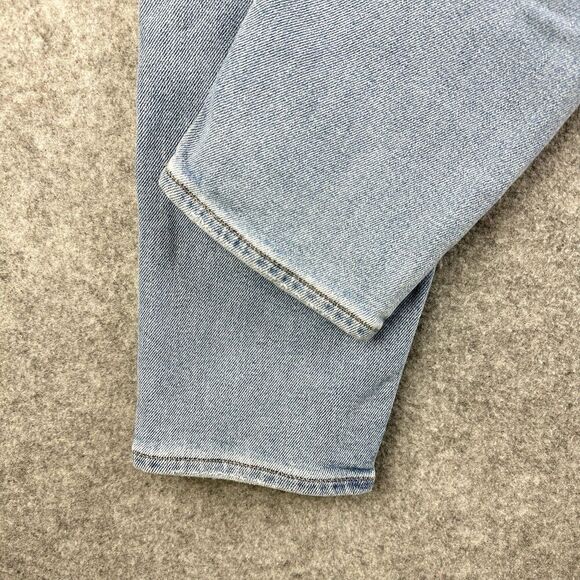 American Eagle Jeans Womens 4 Regular Blue Distressed Mom Medium Wash Denim - Picture 11 of 16